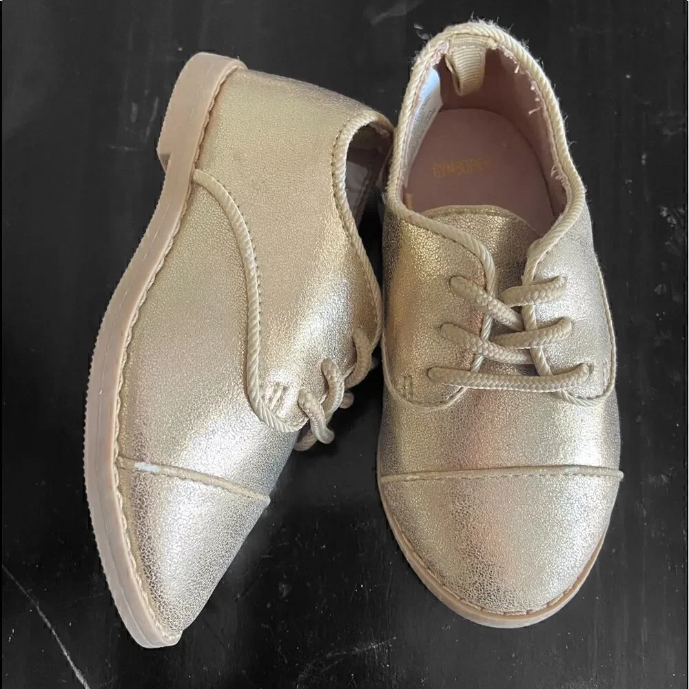 Gymboree gold oxfords